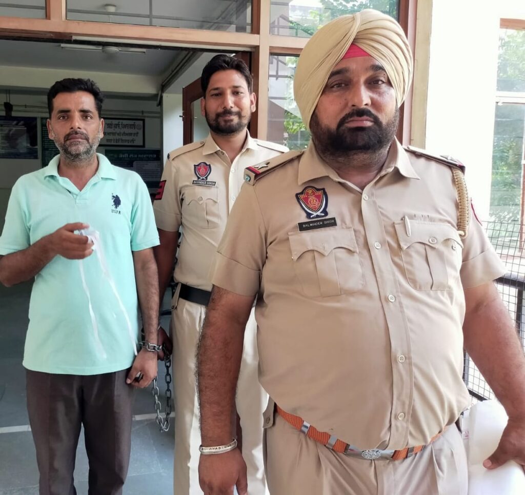 पंजाब25सितम्बर*राजस्थान में बैठकर पंजाब में नशीले पदार्थ भेजने वाला चौथा आरोपी काबू, पुलिस रिमांड पर