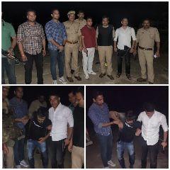 मथुरा31अगस्त*थाना शेरगढ़ पुलिस एसओजी सर्विलेंस टीम और बदमाशो के बीच हुई मुठभेड