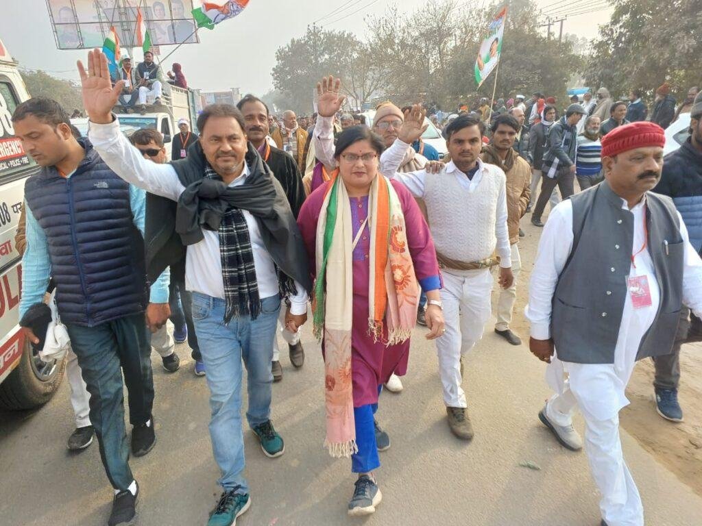 दिल्ली04जनवरी2023*"लोनी बॉडर पर भारत जोड़ो यात्रा में शामिल हुए कासगंज के कांग्रेसी"*