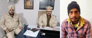पंजाब 14 जनवरी *चोरी के मोटरसाईकिल सहित युवक काबू, दो दिन के पुलिस रिमांड के बाद जेल भेजा