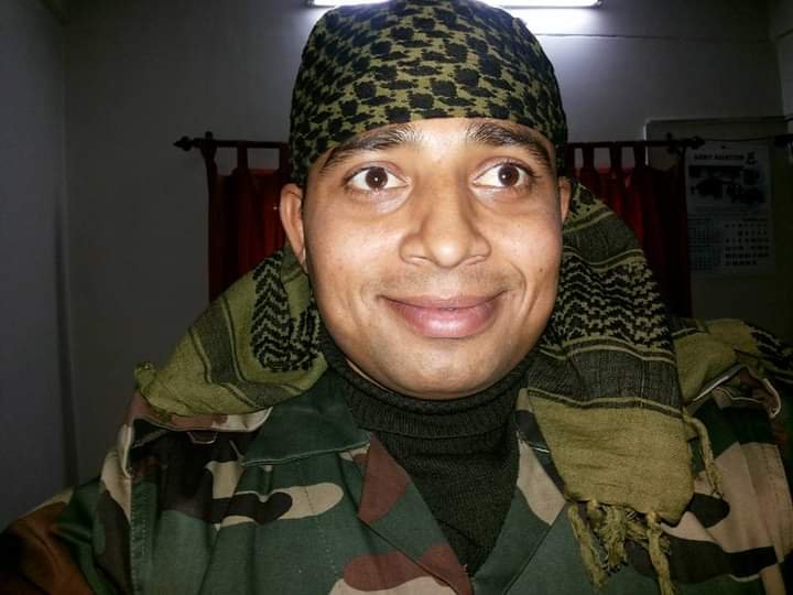 औरैया19जनवरी*लद्दाख बॉर्डर पर तैनात थे मां भारती की सेवा करते करते रामजी तिवारी शहीद हो गए।