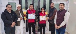 बागपत21जनवरी2023*नेशनल शूटिंग पदक विजेता किए पुरस्कृत बागपत21जनवरी2023*नेशनल शूटिंग पदक विजेता किए पुरस्कृत