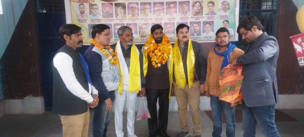 मथुरा03फरवरी*प्रेमसिंह विमल बने आज़ाद समाज़ पार्टी काशीराम मथुरा के नए ज़िला अध्यक्ष