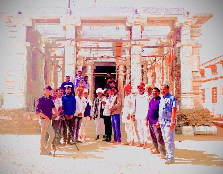 जोधपुर09फरवरी2023*राजा बलि की महिमा का फिल्मांकन* पिचियाक राजा बलि की भाकरी मंदिर में