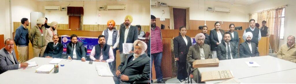 पंजाब 11 फरवरी *अबोहर सबडिवीजन में लगाई गई नैशनल लोक अदालत, 340 के करीब मामले निपटाये गये पंजाब 11 फरवरी *अबोहर सबडिवीजन में लगाई गई नैशनल लोक अदालत, 340 के करीब मामले निपटाये गये