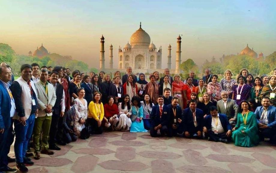 आगरा13फरवरी2023*G20 के मेहमानों ने किया ताज का दीदार