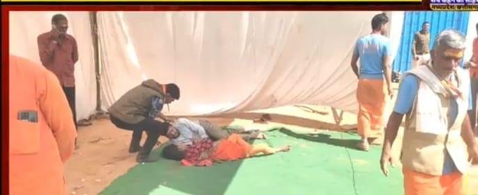 छतरपुर17फरवरी2023*बागेश्वर धाम में अर्जी के दौरान एक महिला की मौत