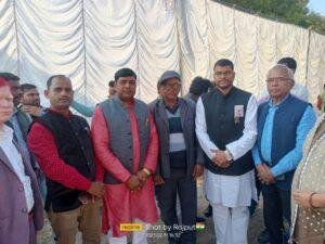 औरैया20फरवरी*प्रधानमंत्री के सचिव भारत के पिता डॉक्टर हरदास सिंह लोधी की श्रद्धांजलि सभा दतिया रामनगर एमपी में हुई।