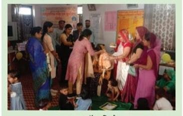 टोंक24फरवरी*सुपोषण एवं स्नेह शिविर में एनीमिया से बचाव की जानकारी दी