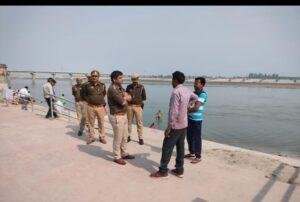 कानपुर27फरवरी*एनडीआरएफ की टीम ने गंगा नदी में डेरा डाला युवक का नही पता चल सका