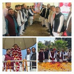 बाराबंकी11फरवरी*स्वर्गीय बेनी प्रसाद वर्मा बाबू जी मंत्री रहते हुए बाराबकी प्रदेश वा देश के विकास करने में बहुत योगदान रहा::: अरविंद सिंह गोप*