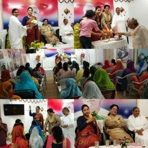 कोटा04मार्च*प्रजापिता ब्रह्मकुमारी ईश्वरीय विश्वविद्यालय द्वारा होली स्नेह मिलन एवं महिला दिवस का संयुक्त कार्यक्रम का आयोजन किया गया। कोटा04मार्च*प्रजापिता ब्रह्मकुमारी ईश्वरीय विश्वविद्यालय द्वारा होली स्नेह मिलन एवं महिला दिवस का संयुक्त कार्यक्रम का आयोजन किया गया।