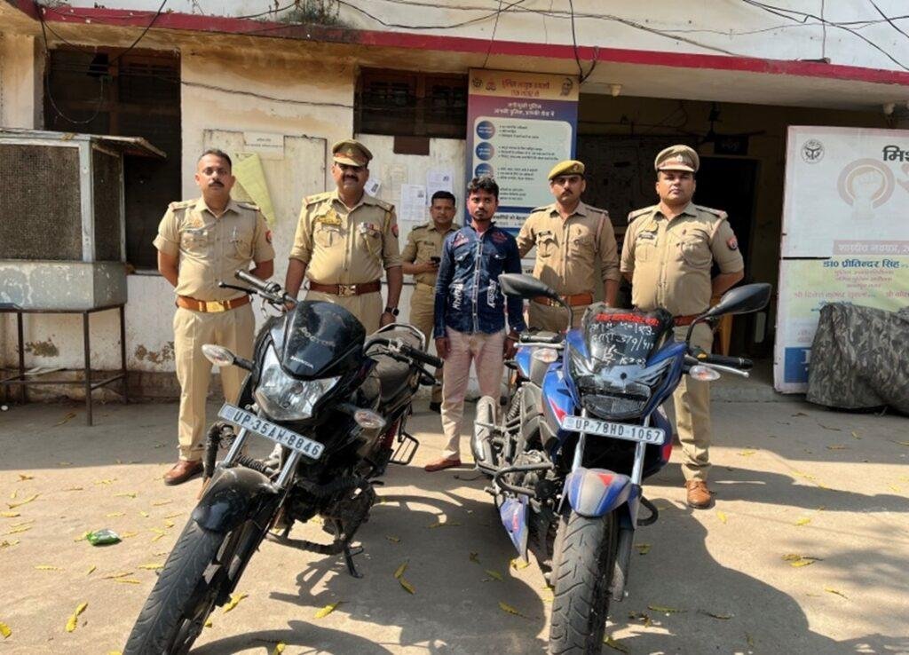 कानपुर नगर 15 मार्च *वाहन चोर गिरफ्तार