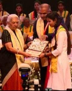 कानपुर नगर 24 मार्च*दीक्षांत समारोह में मसवानपुर की खुशबू पाल को मिला कुलाधिपति कांस्य पदक सम्मान*