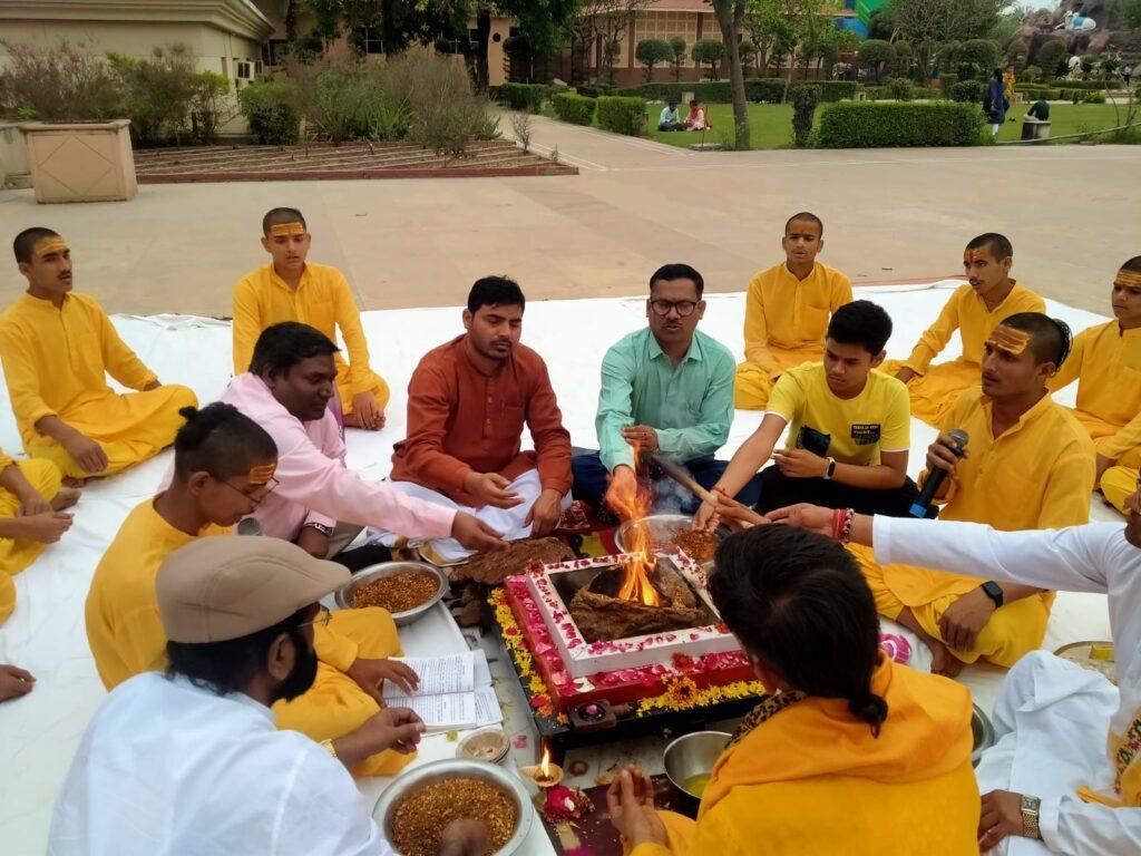 कानपुर नगर31मार्च*राष्ट्रीय सेवा योजना के स्वयंसेवक रामनवमी के यज्ञ में हुए शामिल*