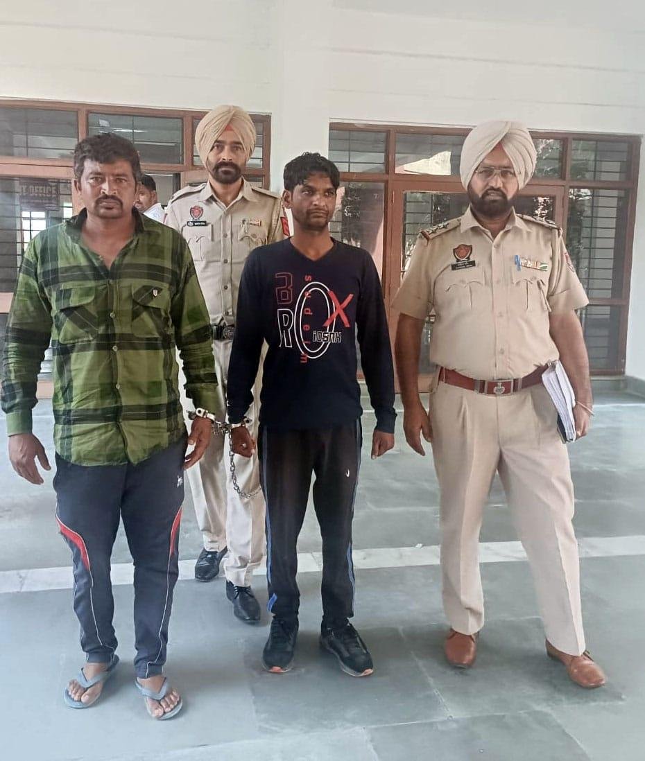 पंजाब31मार्च*1 क्विंटल चूरा पोस्त मामले में दूसरा आरोपी भूङ्क्षपद्र सिंह काबू, दोनों पुलिस रिमांड पर