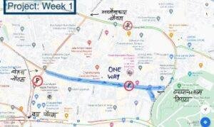 कानपुर 01 मार्च* चेतना चौराहे से व्यायामशाला तक अब होगा वनवे