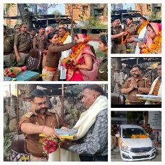 कानपुर03मार्च*सेवानिवृत्त उपनिरीक्षक को पनकी प्रभारी निरीक्षक ने दी विदाई* कानपुर03मार्च*सेवानिवृत्त उपनिरीक्षक को पनकी प्रभारी निरीक्षक ने दी विदाई*