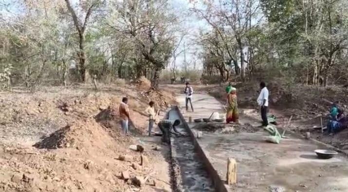 छतरपुर02अप्रैल*विकास की राह देखता ग्राम पलकुआ।