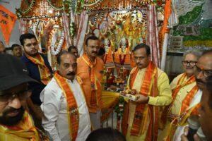 लखनऊ06अप्रैल*अमीनाबाद राम मंदिर में हनुमान जन्मोत्सव मनाया गया,