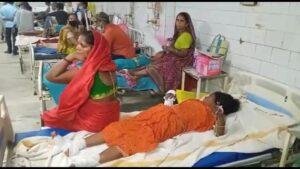 भागलपुर15अप्रैल*मंदिर में धूमना से फैली आग, कई झुलसे, इलाज के लिए लाये गए मायागंज अस्पता