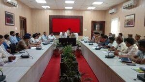 मथुरा18अप्रैल *मीटिंग- नगरीय निकाय चुनाव 2023*