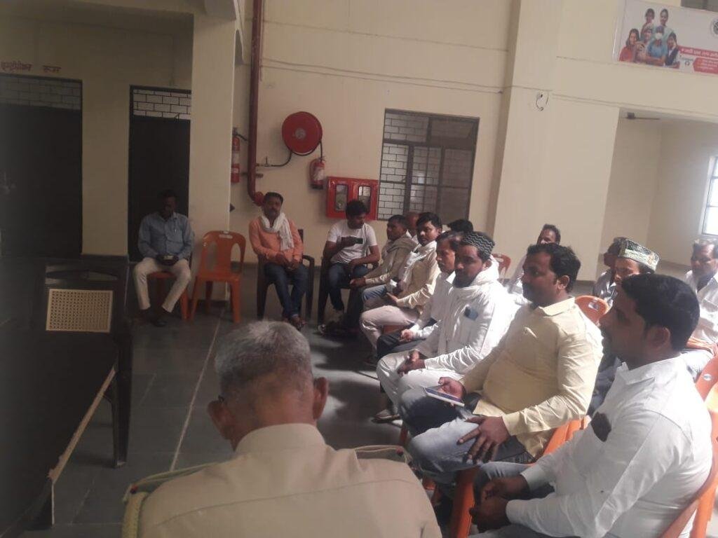 कौशाम्बी18अप्रैल*शांतिपूर्ण तरीके से मनाएं त्यौहार--क्षेत्राधिकारी*