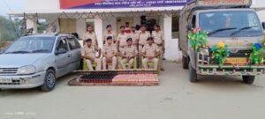 भागलपुर26.04.23*औद्यौगिक प्रक्षेत्र थाना द्वारा शराब की बड़ी खेप बरामद,