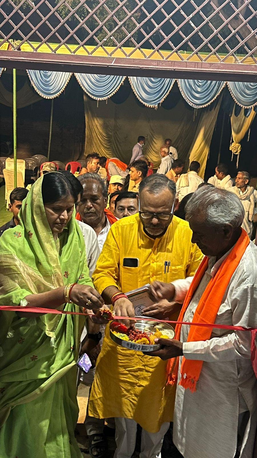 औरैया27अप्रैल*भारतीय जनता पार्टी की उम्मीदवार ऋचा राजपूत के कार्यालय का उद्घाटन समारोह आज सम्पन्न हुआ