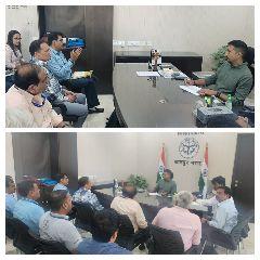 कानपुर नगर5अप्रैल* डीएम ने अग्निकांड प्रभावित व्यापारियों के साथ की एक आवश्यक बैठक।