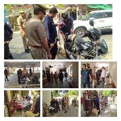 मथुरा 07 अप्रैल* माननीय न्यायालय परिसर की सुरक्षा व्यवस्था देखी मथुरा 07 अप्रैल* माननीय न्यायालय परिसर की सुरक्षा व्यवस्था देखी