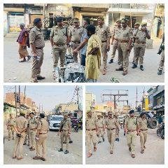 मथुरा17अप्रैल *पैदल गश्त-नगर निकाय चुनाव 2023* मथुरा17अप्रैल *पैदल गश्त-नगर निकाय चुनाव 2023*