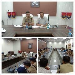 मथुरा18अप्रैल *मीटिंग-कानून व्यवस्था के सम्बन्ध में-* मथुरा18अप्रैल *मीटिंग-कानून व्यवस्था के सम्बन्ध में-*