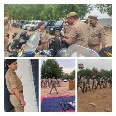 चित्रकूट 28 अप्रैल* दंगा नियंत्रण उपकरणों की रिहर्सल की गयी