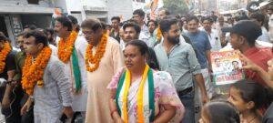 कानपुर01मई23*कांग्रेस की महापौर प्रत्याशी के जनसंपर्क अभियान कार्यक्रम में शामिल हुईं प्रदेश कांग्रेस प्रवक्ता ऊषा रानी कोरी, कानपुर01मई23*कांग्रेस की महापौर प्रत्याशी के जनसंपर्क अभियान कार्यक्रम में शामिल हुईं प्रदेश कांग्रेस प्रवक्ता ऊषा रानी कोरी,