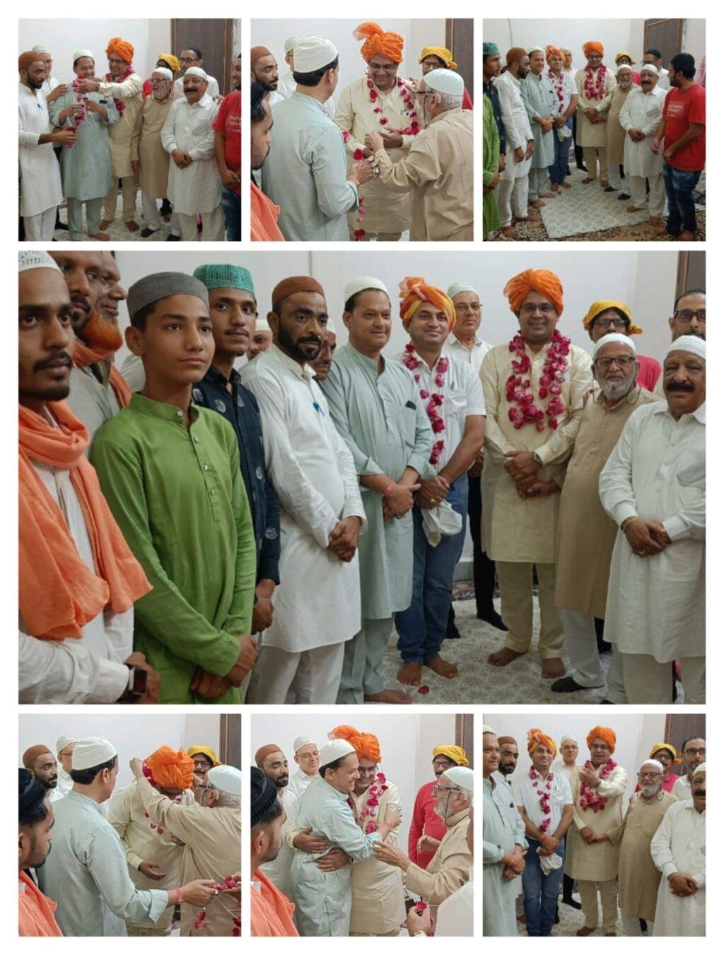 चित्तौड़03मई23*चित्तौड़ में कांग्रेस अल्पसंख्यक विभाग के चेयरमैन का कॉंग्रेस कार्यकर्ताओं ने किया जोरदार स्वागत चित्तौड़03मई23*चित्तौड़ में कांग्रेस अल्पसंख्यक विभाग के चेयरमैन का कॉंग्रेस कार्यकर्ताओं ने किया जोरदार स्वागत