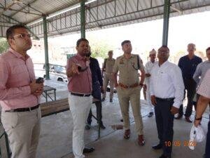 मथुरा10मई23*निरीक्षण - नगर निकाय चुनाव- 2023 मतगणना स्थल*