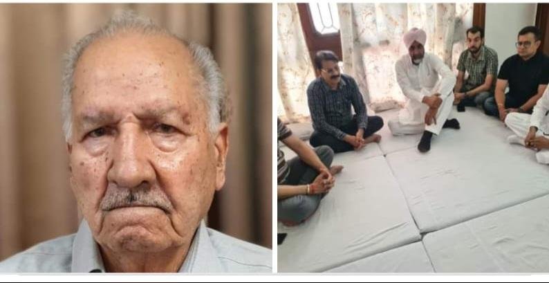 पंजाब10मई2023*पंजाब केे पूर्व वित्त मंत्री के निवास पर पहुंचकर परिवार केे साथ शोक संवेदनाएं व्यक्त की।