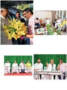 रोहतास 10 मई 2023* आज बिहार के माननीय मुख्यमंत्री आदरणीय श्री नीतीश कुमार जी से वर्तमान एवं भविष्य के राजनीतिक परिदृश्य पर चर्चा हुई।
