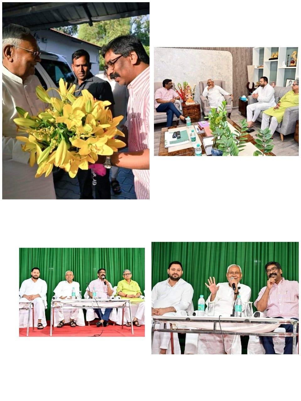 रोहतास 10 मई 2023* आज बिहार के माननीय मुख्यमंत्री आदरणीय श्री नीतीश कुमार जी से वर्तमान एवं भविष्य के राजनीतिक परिदृश्य पर चर्चा हुई।