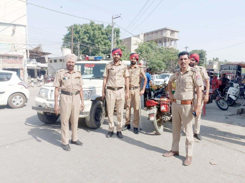 पंजाब11मई*असामाजिक तत्वों को किसी भी कीमत पर बख्शा नहीं जायेगा : एसएचओ संजीव तरमाला