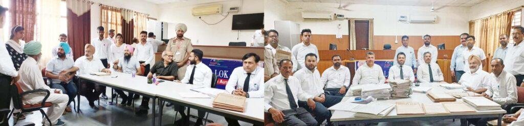 पंजाब13मई2023*नैशनल लोक अदालत में 320 के करीब मामलों का निपटारा किया गया