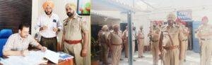 पंजाब 15 मई 2003 *रेलवे पुलिस थाने का डीएसपी जगमोहन सिंह जोरा ने निरीक्षण किया