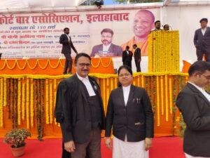 कानपुर17मई23*इलाहाबाद हाईकोर्ट एडवोकेट एसोसिएशन चुनाव में जयराज सिंह तोमर उपाध्यक्ष पद में विजयी हुए*