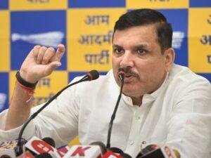 अमेठी17मई2023*आप पार्टी के राज्यसभा सांसद संजय सिंह पहुंचे अमेठी