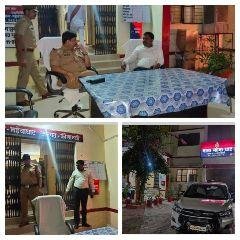 कौशांबी 17 मई23*जिलाधिकारी कौशाम्बी व पुलिस अधीक्षक कौशाम्बी द्वारा थाना महेवाघाट का औचक निरीक्षण किया गया*