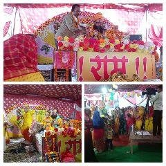 औरैया19मई2023* उद्योग नगरी दिबियापुर में भागवत कथा आयोजन के चौथे दिन सुनाई गई कृष्ण जन्म की कथा। औरैया19मई2023* उद्योग नगरी दिबियापुर में भागवत कथा आयोजन के चौथे दिन सुनाई गई कृष्ण जन्म की कथा।