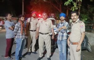 पंजाब02मई2023*नगर थाना प्रभारी संजीव तरमाला ने नाकाबंदी कर कईयों के काटे चालान