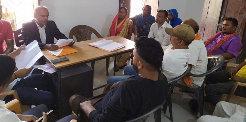 भागलपुर10जून2023*पीरपैंती के सलेमपुर में हुआ जागरूकता शिविर का आयोजन।