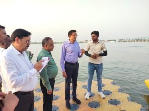 कानपुर10जून2023*आज मंडलायुक्त ने बोट क्लब का दौरा किया।